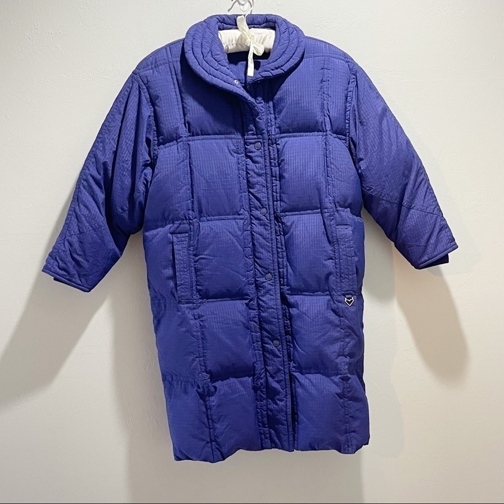 Vintage OBERMEYER Women’s Purple Full Length Down Puffer Jacket